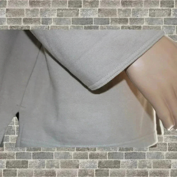 Express Athletique Men's Beige 1/4 Zip Vintage Sweater Jacket - Picture 3 of 7